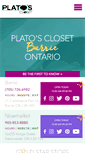 Mobile Screenshot of platosclosetbarrie.com